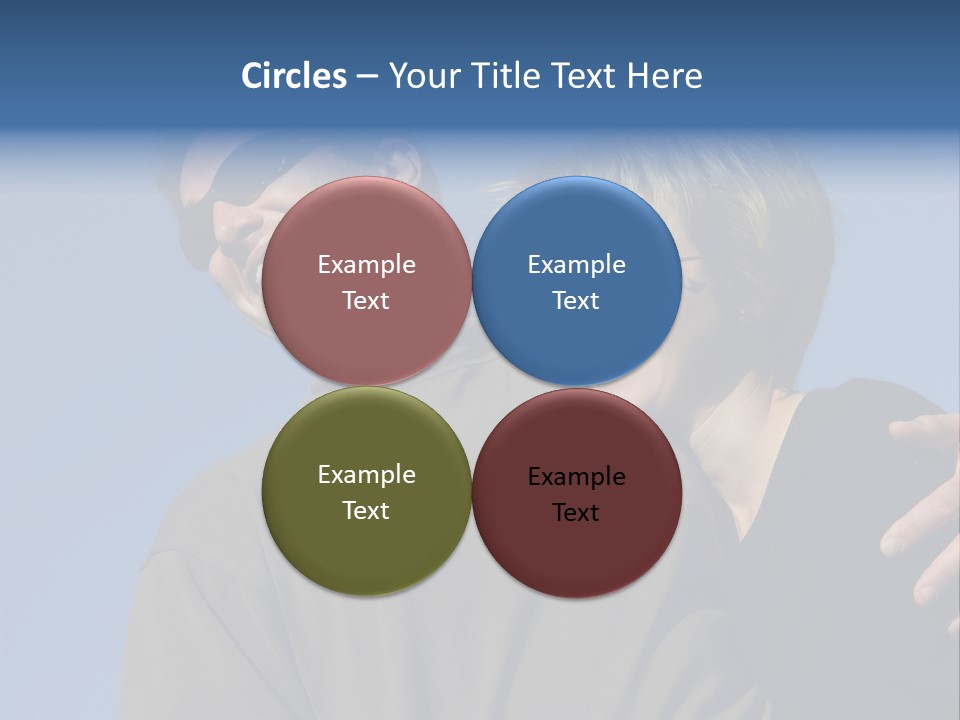 Couple Against The Sky PowerPoint Template