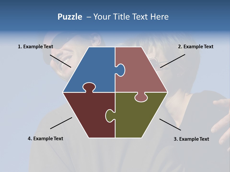 Couple Against The Sky PowerPoint Template