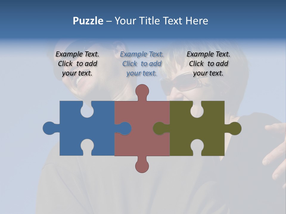 Couple Against The Sky PowerPoint Template