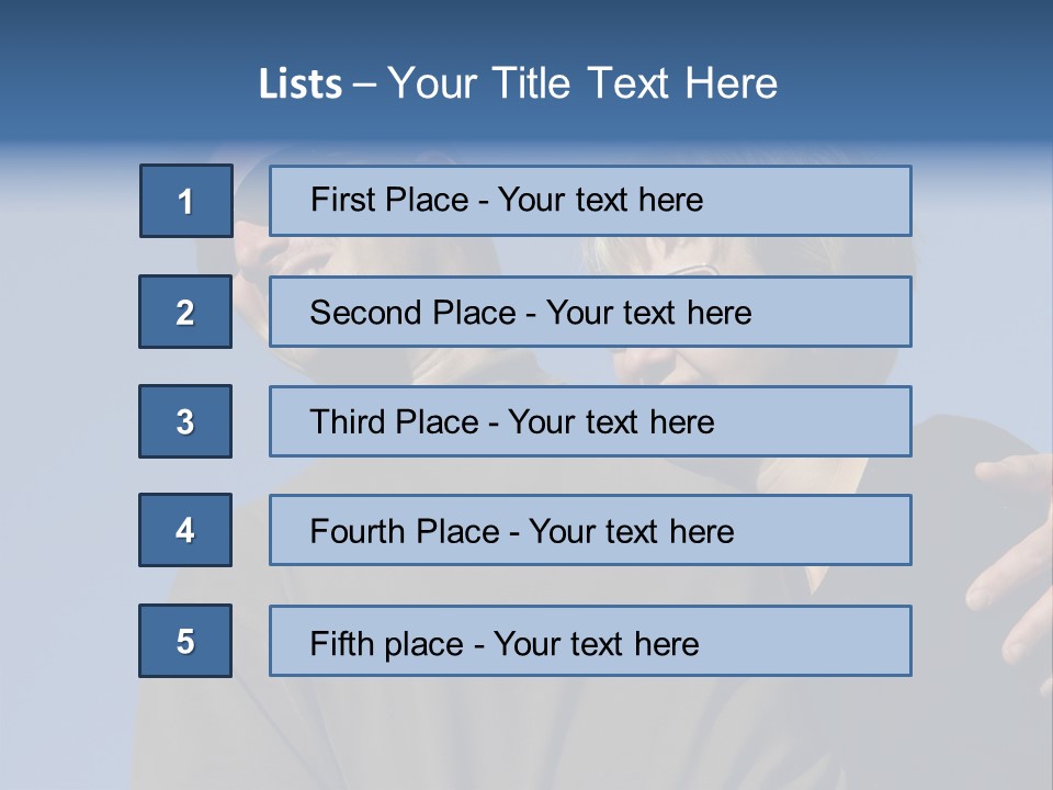 Couple Against The Sky PowerPoint Template