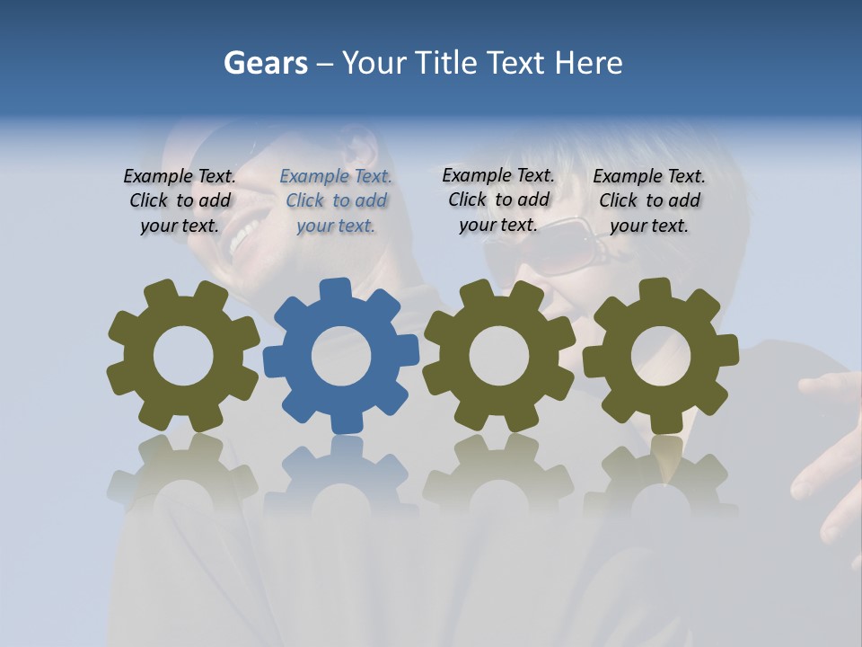 Couple Against The Sky PowerPoint Template