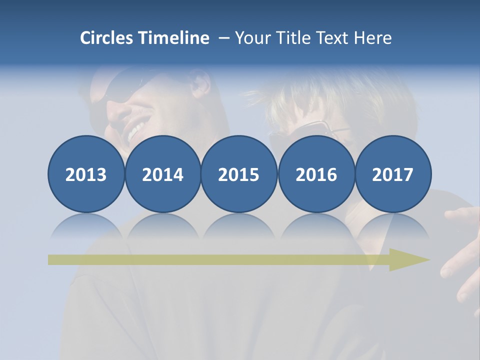 Couple Against The Sky PowerPoint Template