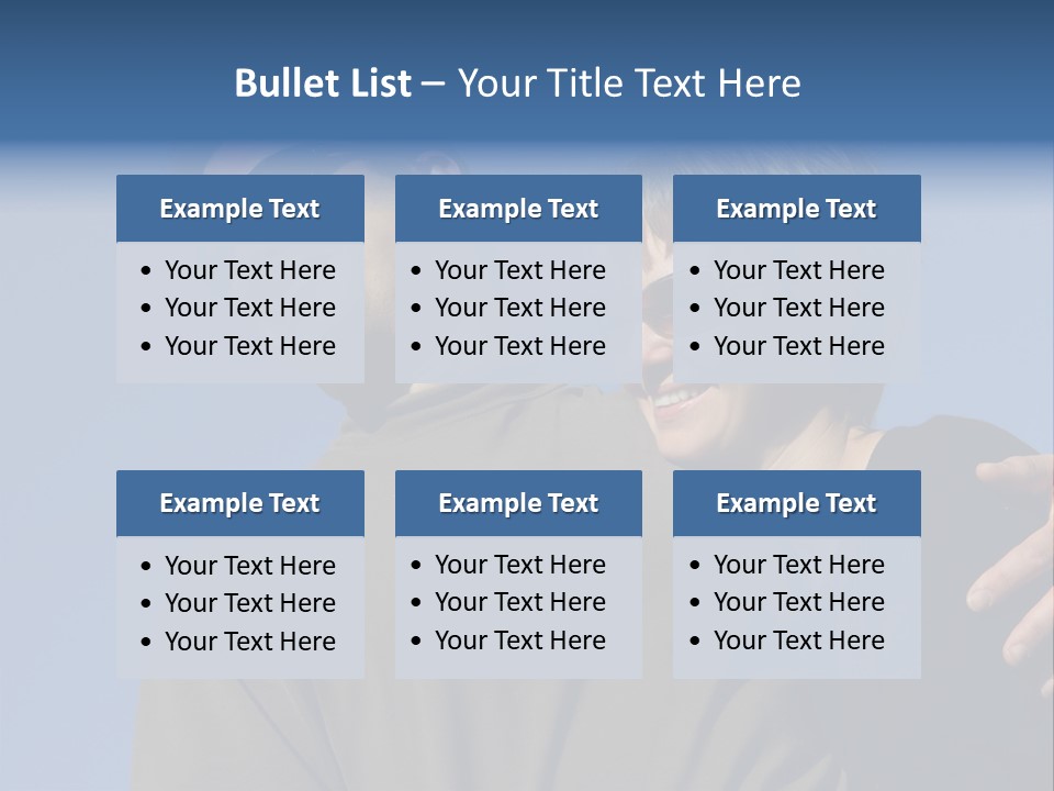 Couple Against The Sky PowerPoint Template