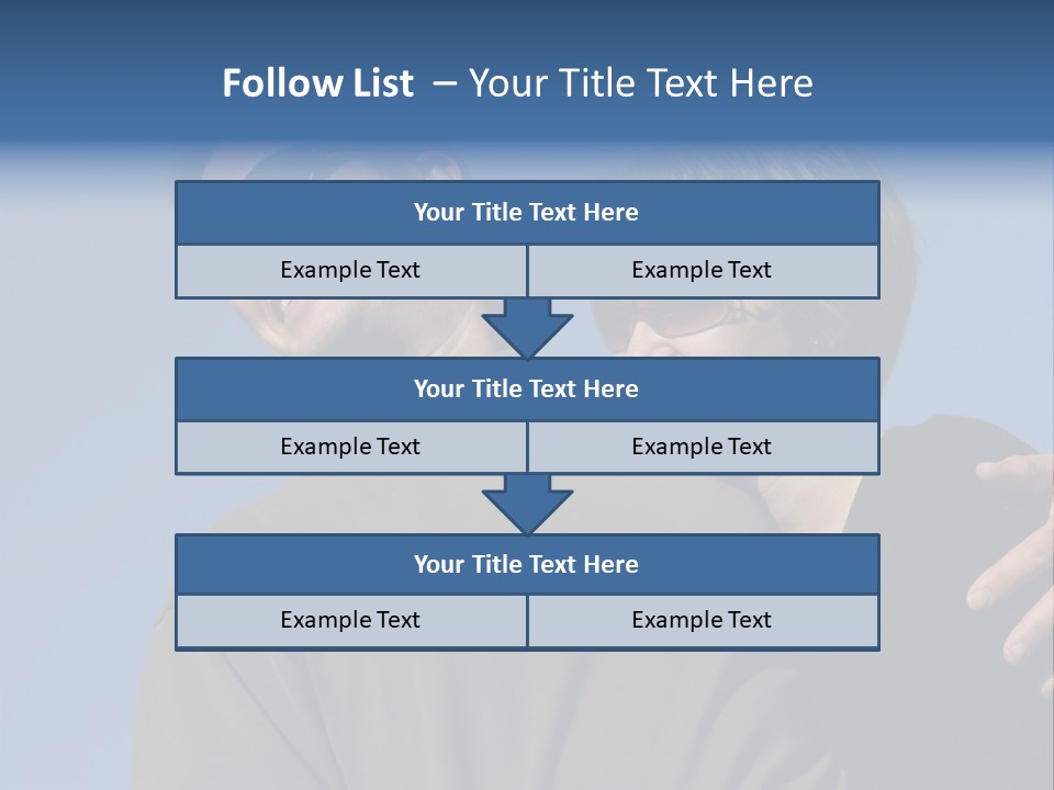 Couple Against The Sky PowerPoint Template