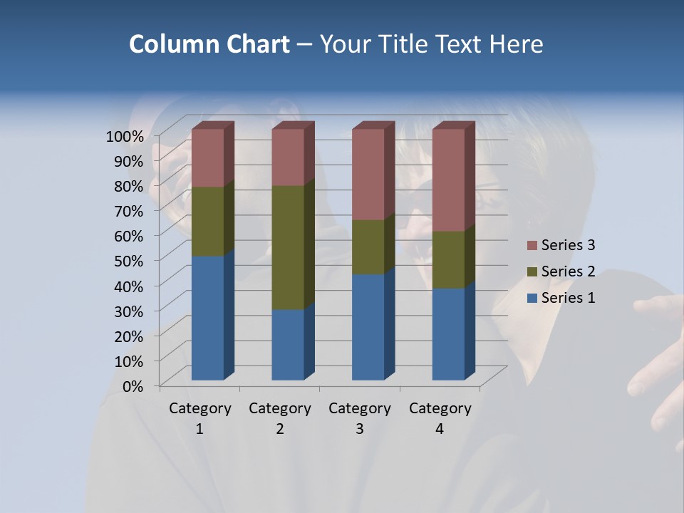 Couple Against The Sky PowerPoint Template