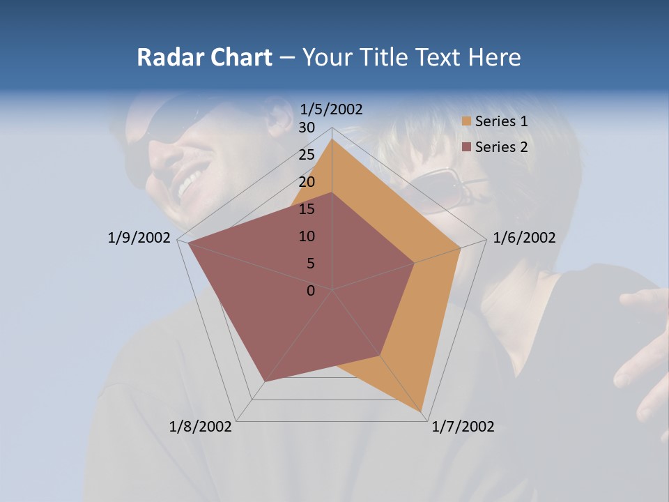 Couple Against The Sky PowerPoint Template