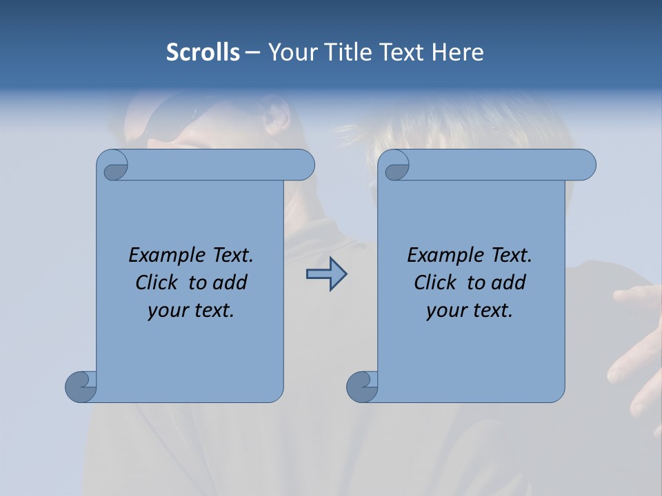 Couple Against The Sky PowerPoint Template