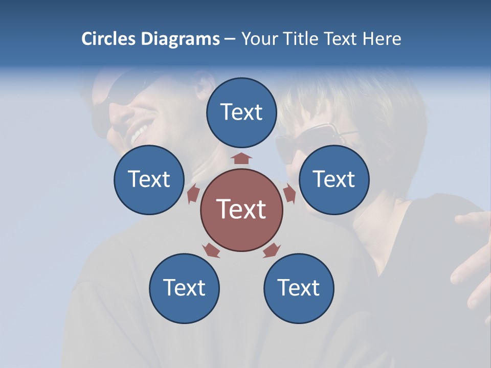 Couple Against The Sky PowerPoint Template