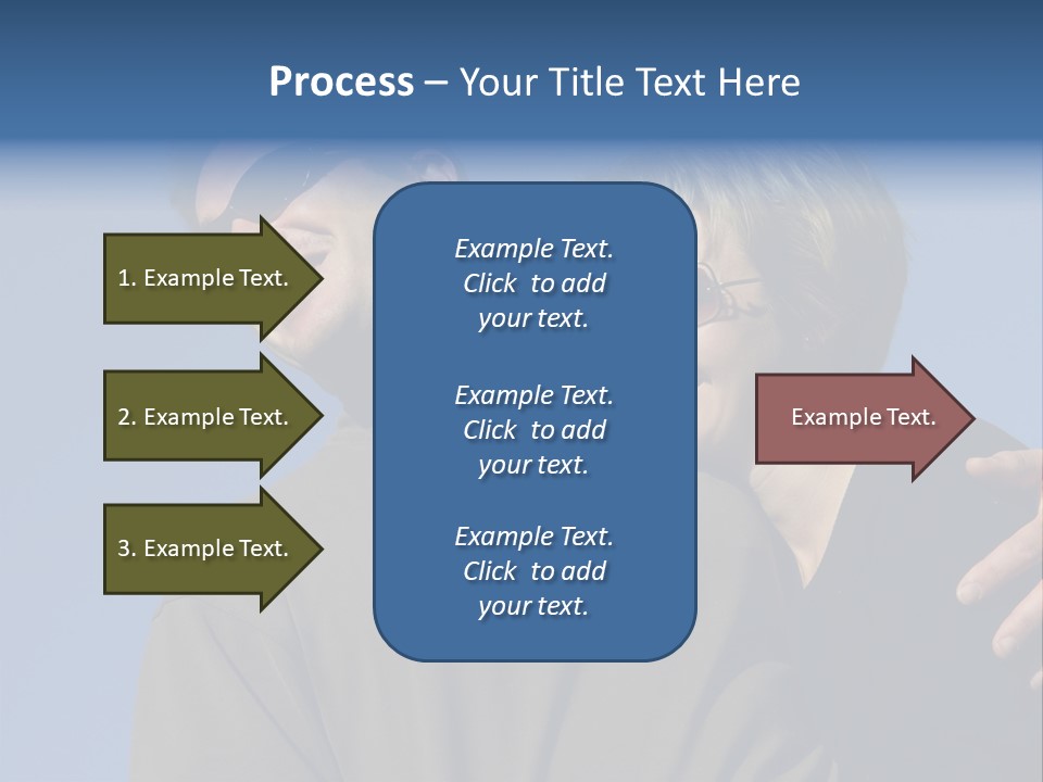Couple Against The Sky PowerPoint Template