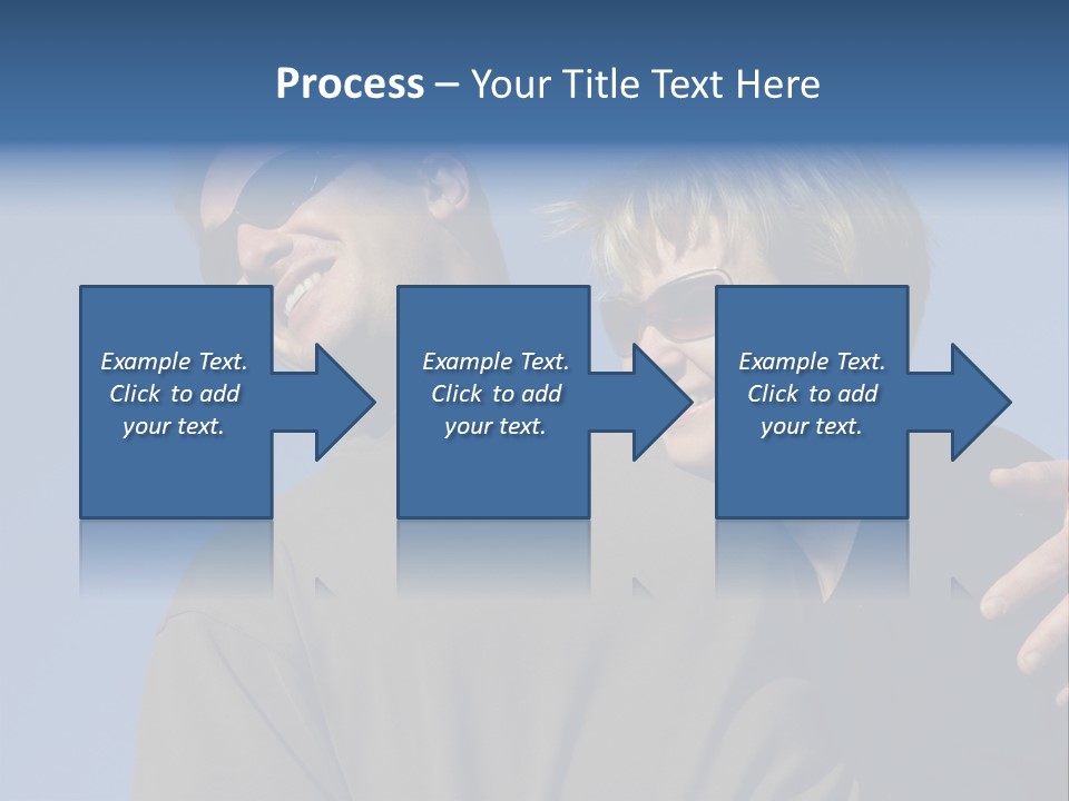 Couple Against The Sky PowerPoint Template