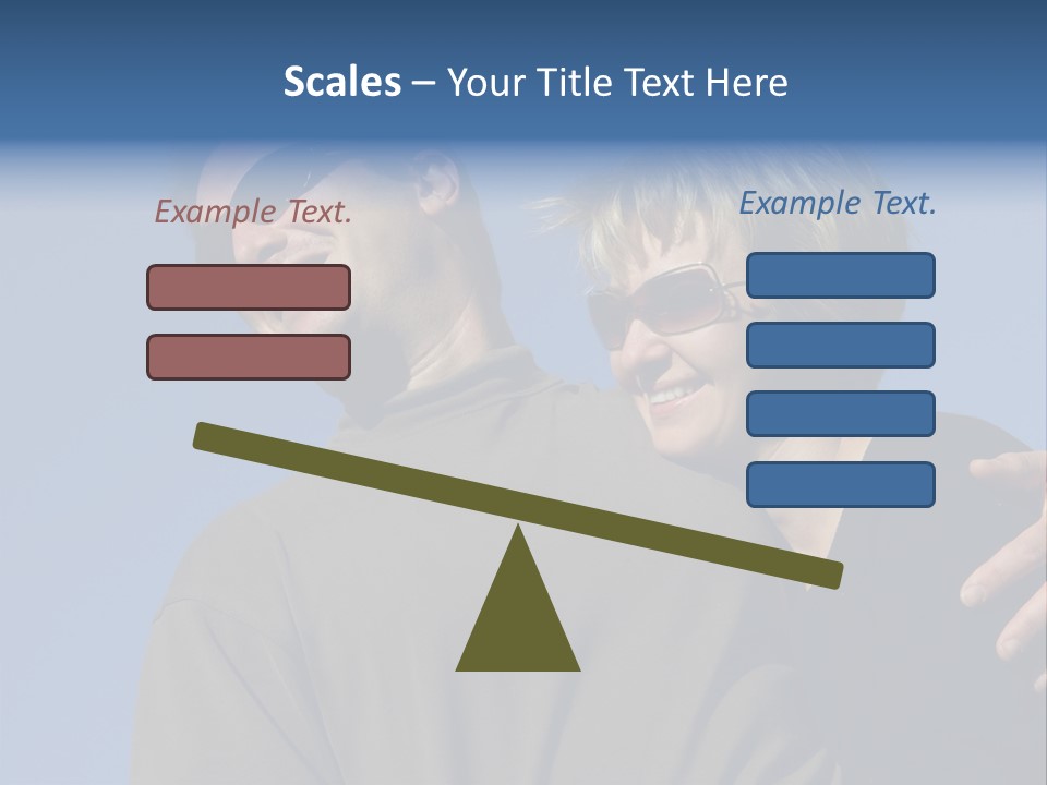 Couple Against The Sky PowerPoint Template