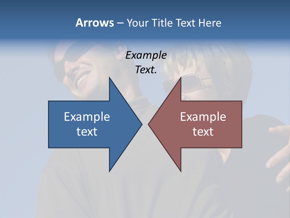 Couple Against The Sky PowerPoint Template