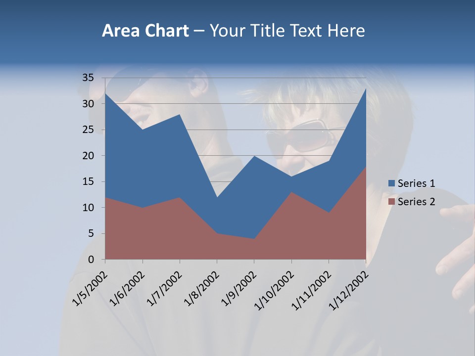 Couple Against The Sky PowerPoint Template