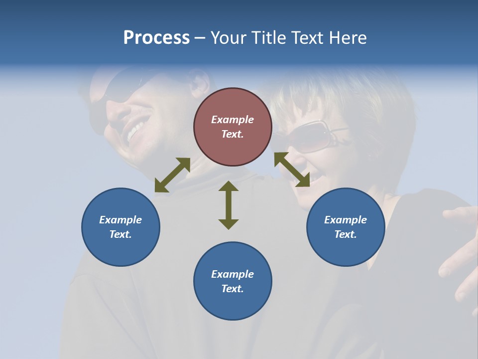 Couple Against The Sky PowerPoint Template