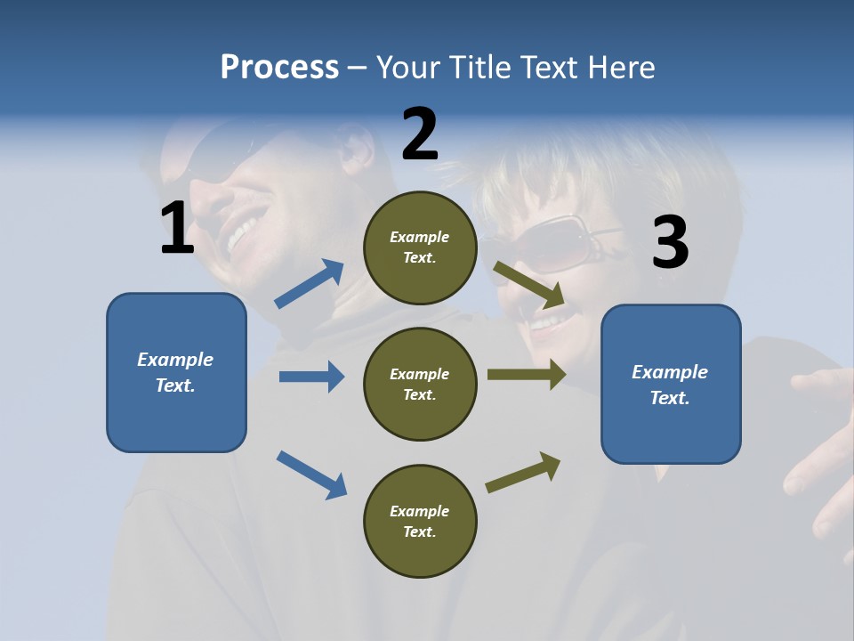 Couple Against The Sky PowerPoint Template