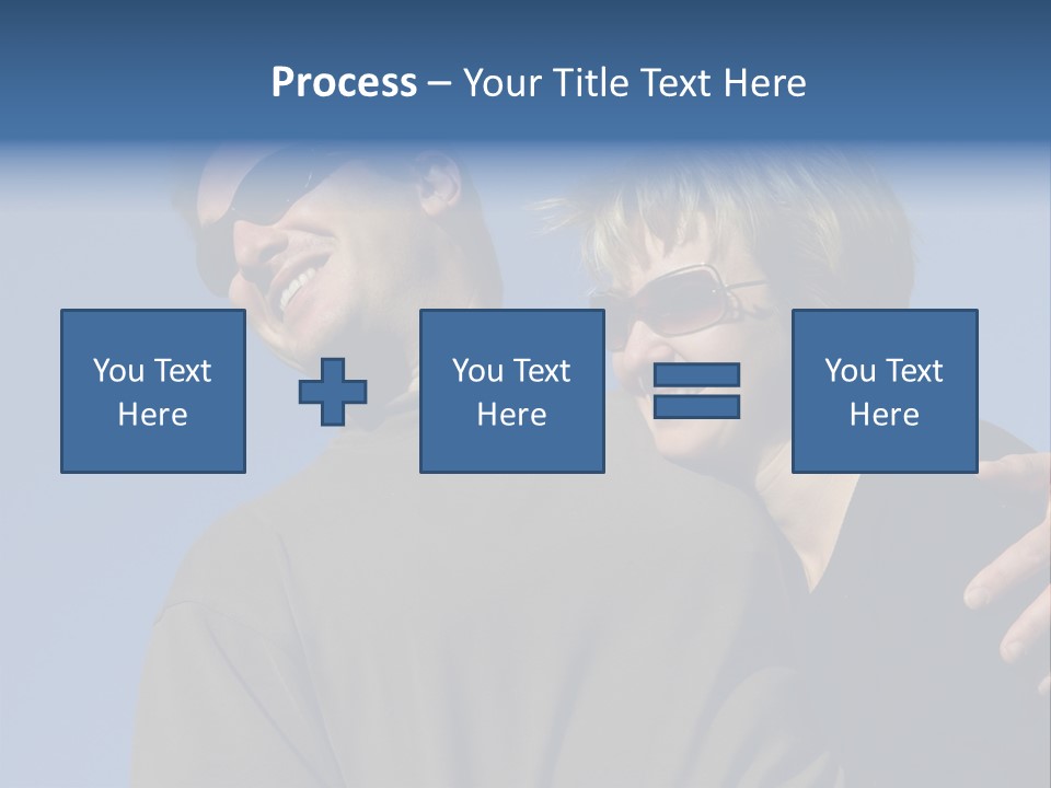 Couple Against The Sky PowerPoint Template