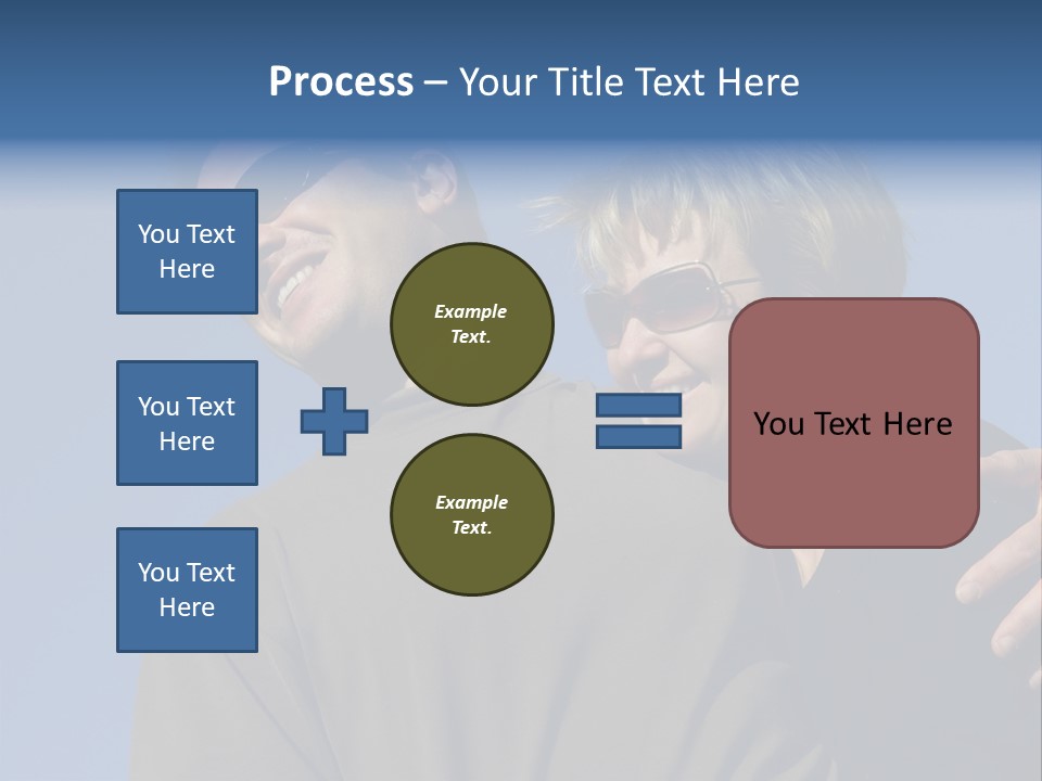 Couple Against The Sky PowerPoint Template