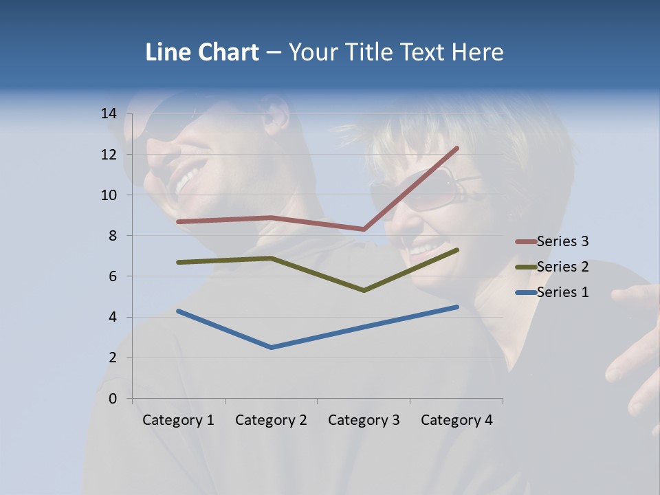 Couple Against The Sky PowerPoint Template