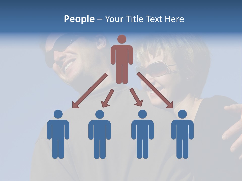 Couple Against The Sky PowerPoint Template