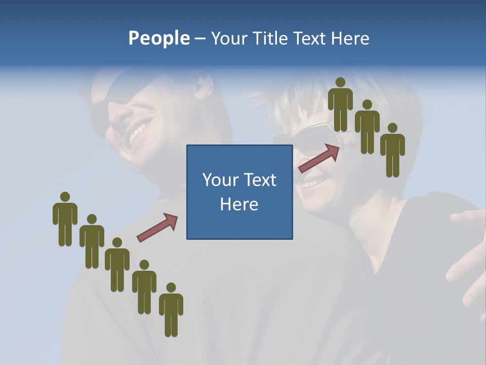 Couple Against The Sky PowerPoint Template
