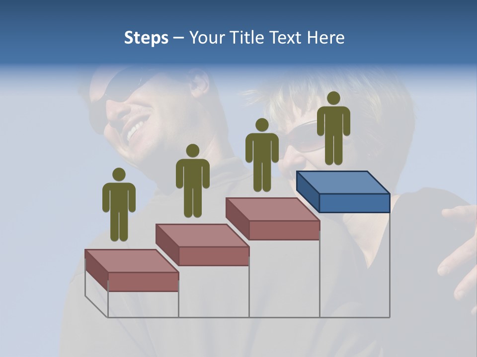 Couple Against The Sky PowerPoint Template