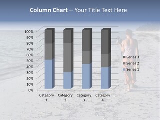 Photographer On Beach PowerPoint Template