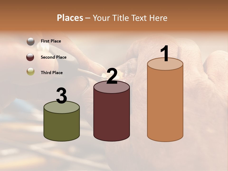 A Person Is Cutting Something With A Pair Of Scissors PowerPoint Template