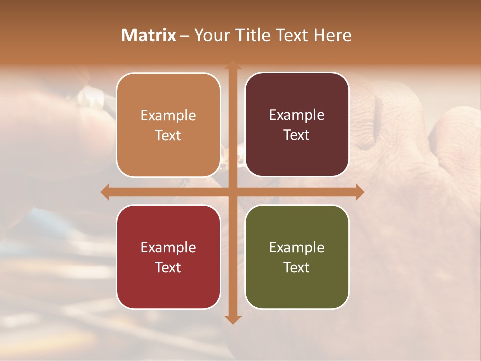 A Person Is Cutting Something With A Pair Of Scissors PowerPoint Template