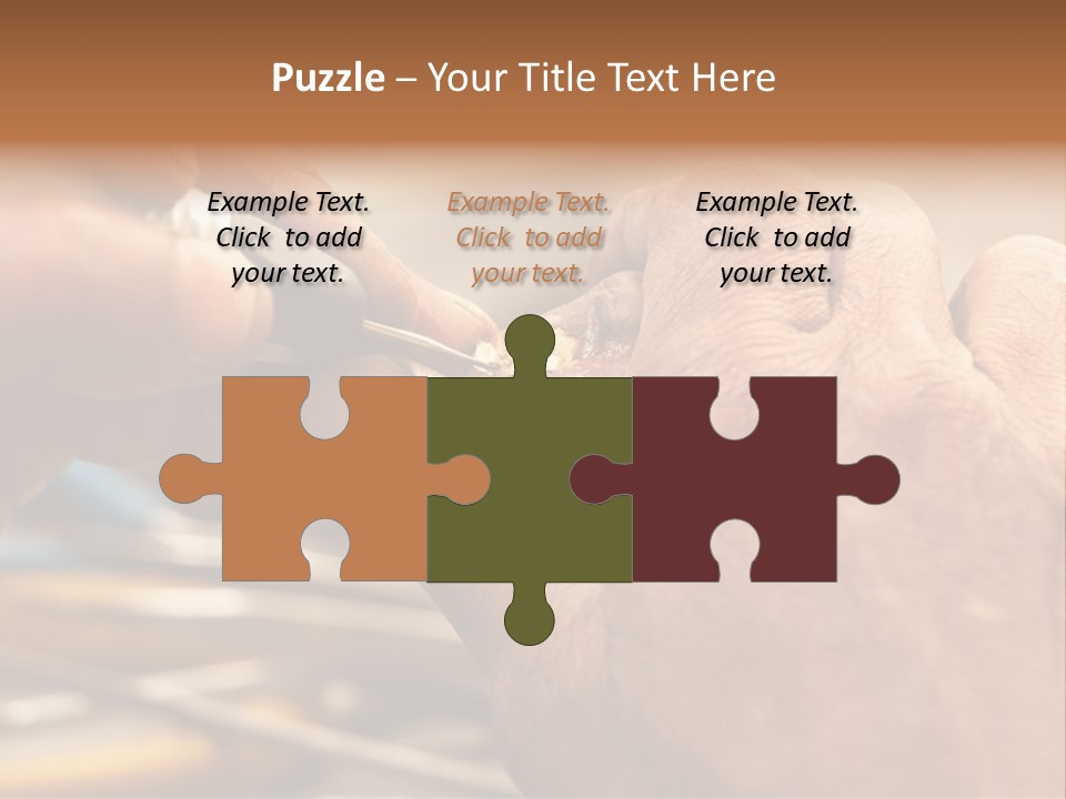 A Person Is Cutting Something With A Pair Of Scissors PowerPoint Template