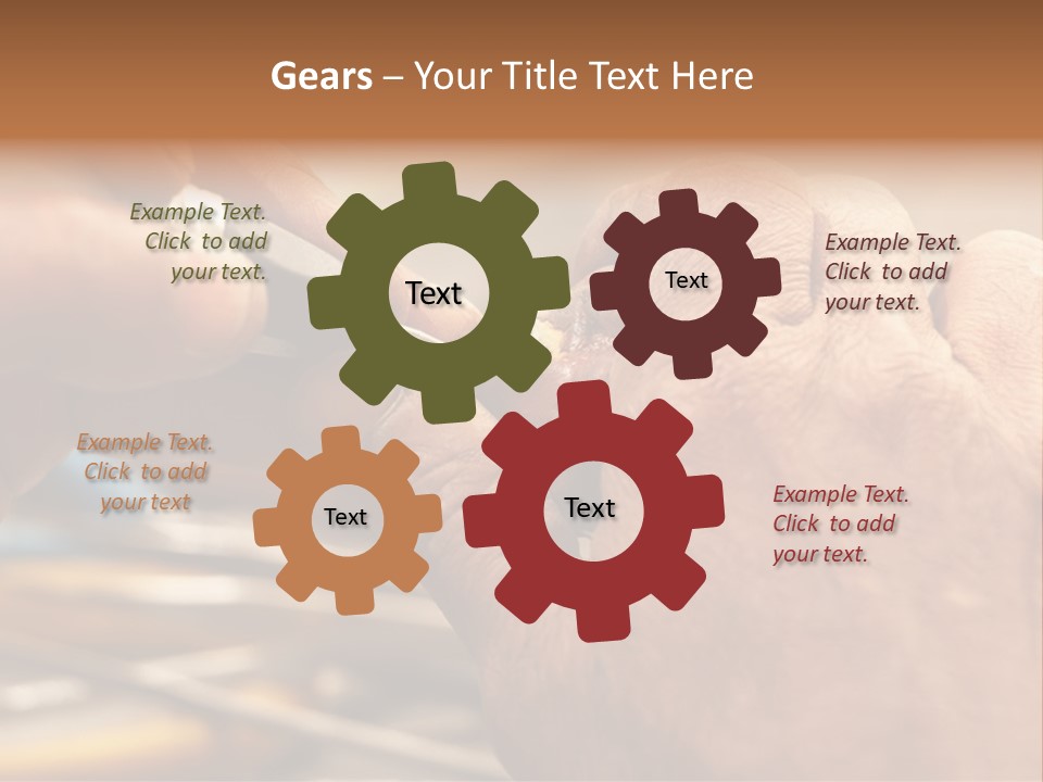 A Person Is Cutting Something With A Pair Of Scissors PowerPoint Template