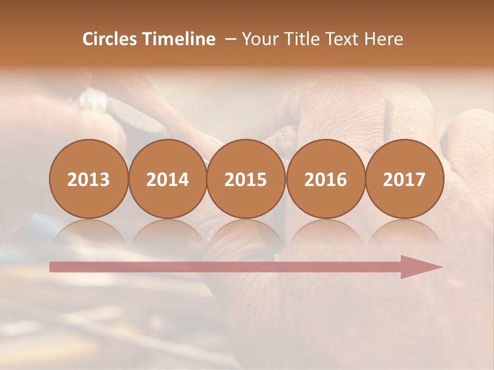 A Person Is Cutting Something With A Pair Of Scissors PowerPoint Template