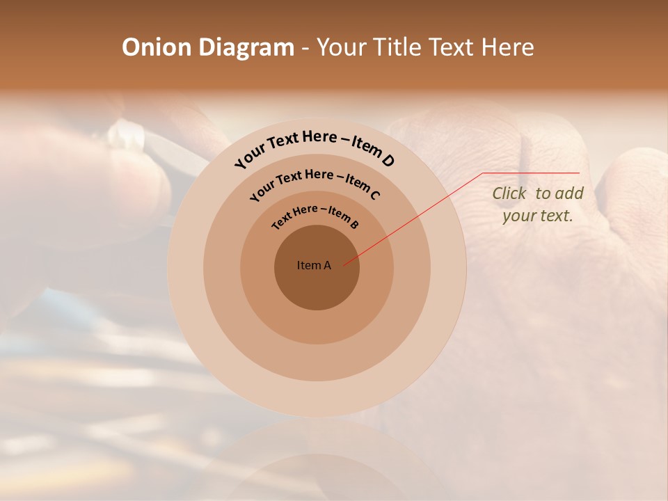 A Person Is Cutting Something With A Pair Of Scissors PowerPoint Template