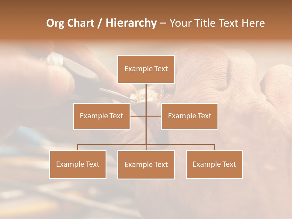 A Person Is Cutting Something With A Pair Of Scissors PowerPoint Template
