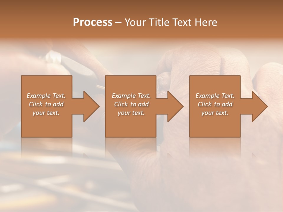 A Person Is Cutting Something With A Pair Of Scissors PowerPoint Template