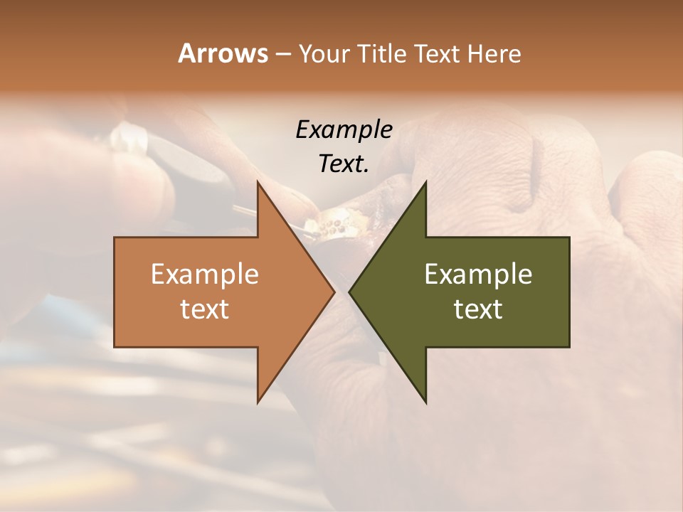 A Person Is Cutting Something With A Pair Of Scissors PowerPoint Template