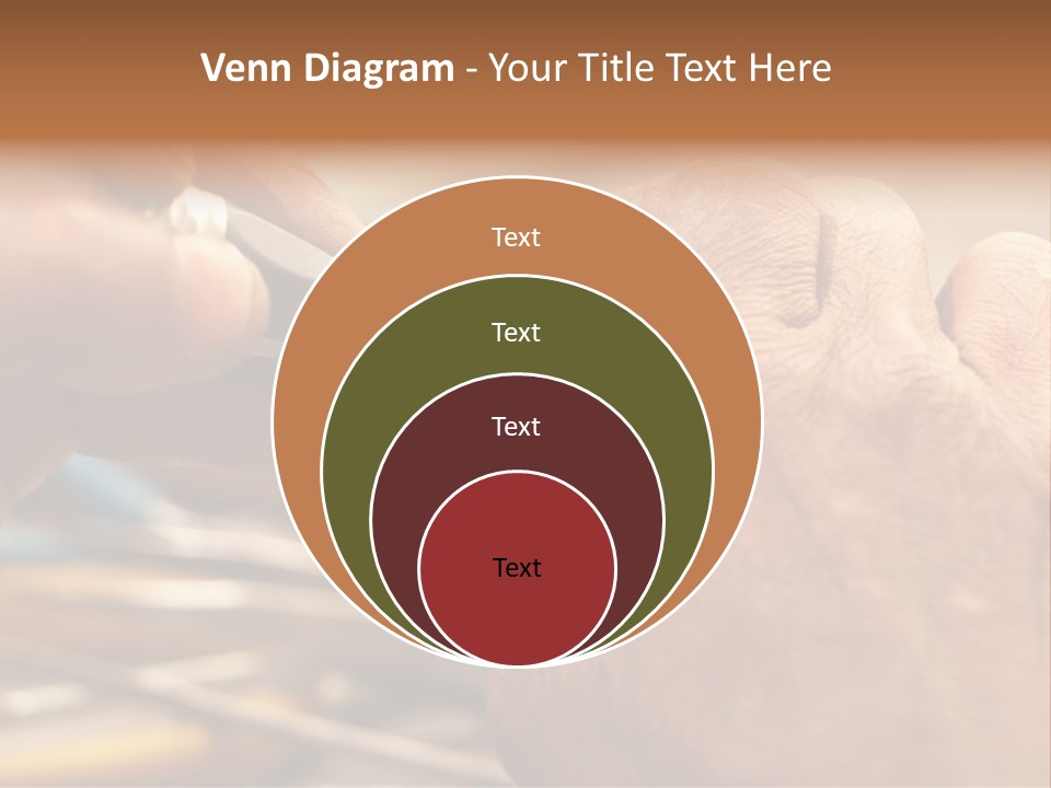 A Person Is Cutting Something With A Pair Of Scissors PowerPoint Template