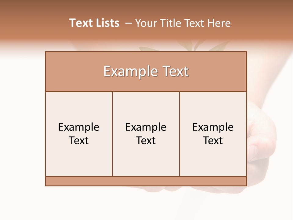 A Person Holding A Small Plant In The Studio PowerPoint Template