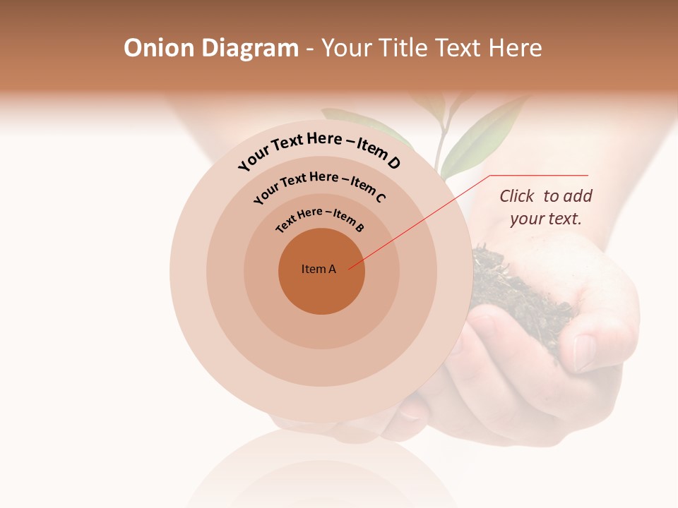 A Person Holding A Small Plant In The Studio PowerPoint Template