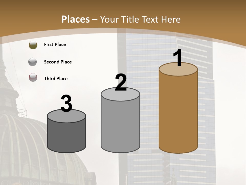 The Dome Of Flinders Street Railway Station, With The Mighty Eureka Tower In The Background. PowerPoint Template