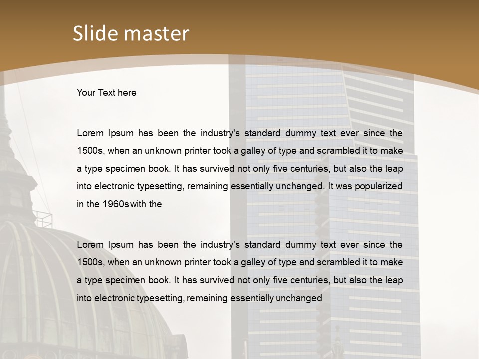 The Dome Of Flinders Street Railway Station, With The Mighty Eureka Tower In The Background. PowerPoint Template