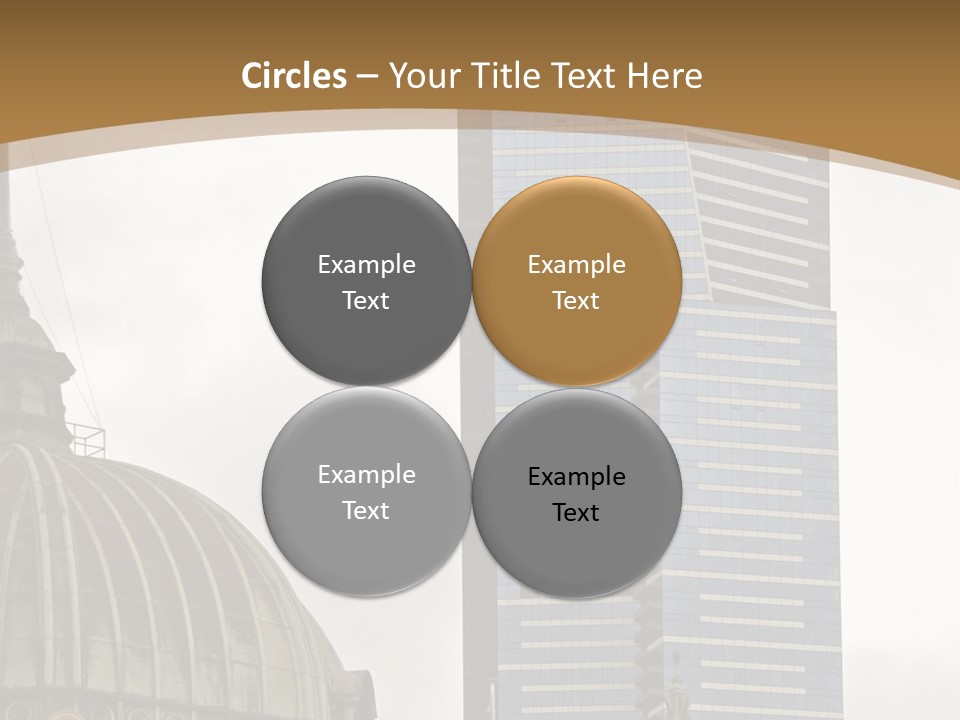 The Dome Of Flinders Street Railway Station, With The Mighty Eureka Tower In The Background. PowerPoint Template