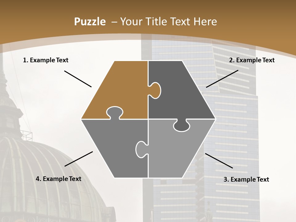 The Dome Of Flinders Street Railway Station, With The Mighty Eureka Tower In The Background. PowerPoint Template