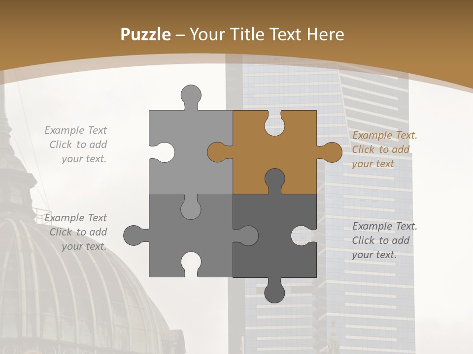 The Dome Of Flinders Street Railway Station, With The Mighty Eureka Tower In The Background. PowerPoint Template