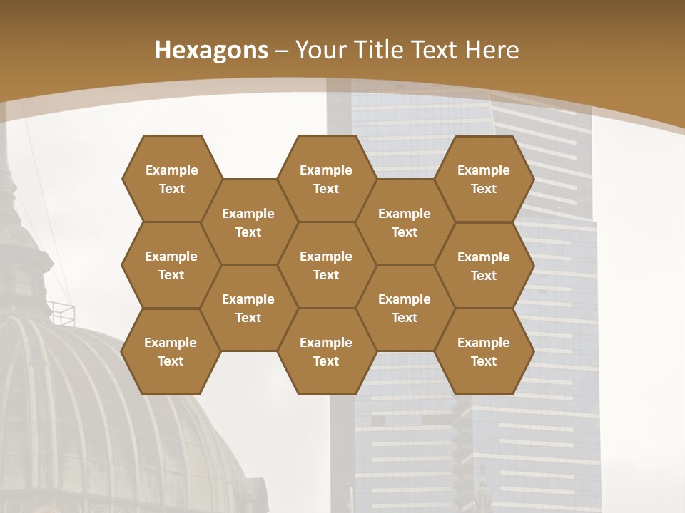 The Dome Of Flinders Street Railway Station, With The Mighty Eureka Tower In The Background. PowerPoint Template