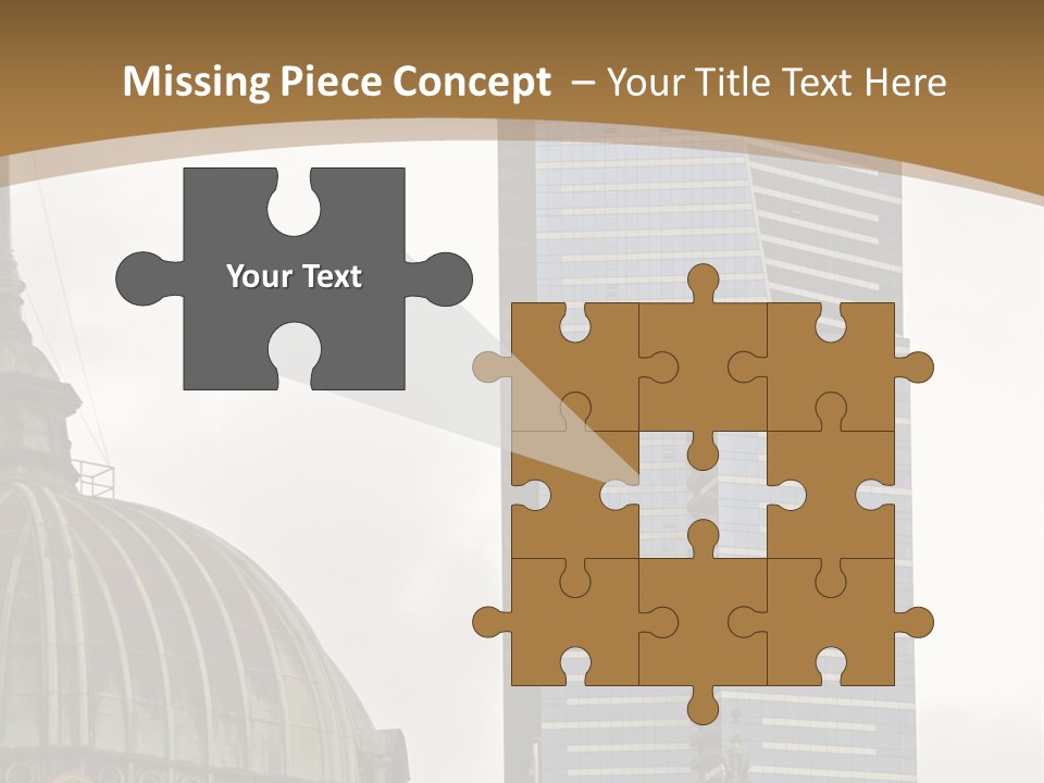 The Dome Of Flinders Street Railway Station, With The Mighty Eureka Tower In The Background. PowerPoint Template