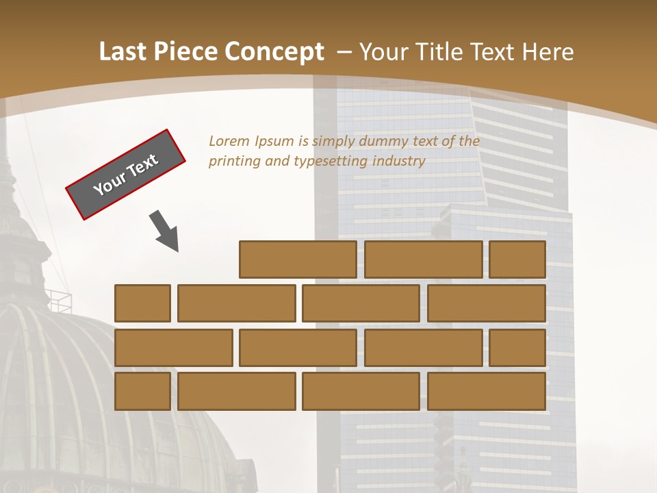 The Dome Of Flinders Street Railway Station, With The Mighty Eureka Tower In The Background. PowerPoint Template