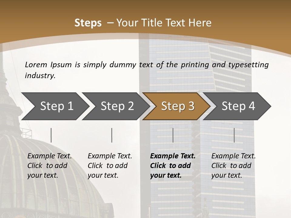 The Dome Of Flinders Street Railway Station, With The Mighty Eureka Tower In The Background. PowerPoint Template