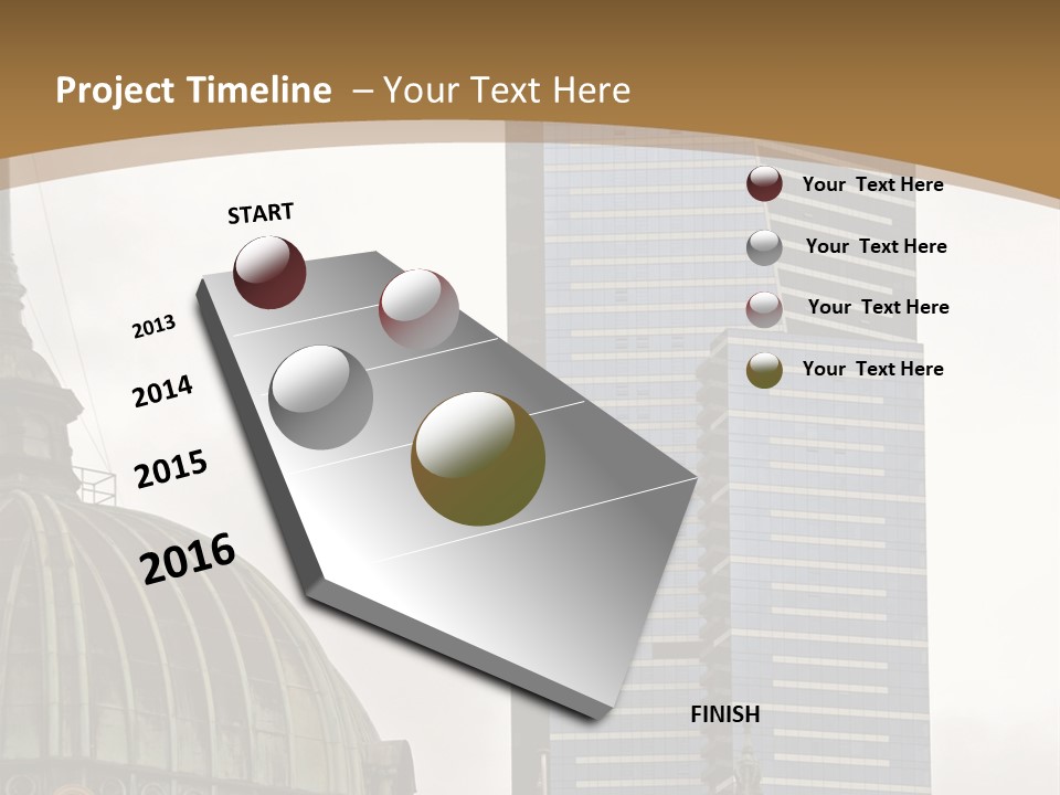 The Dome Of Flinders Street Railway Station, With The Mighty Eureka Tower In The Background. PowerPoint Template