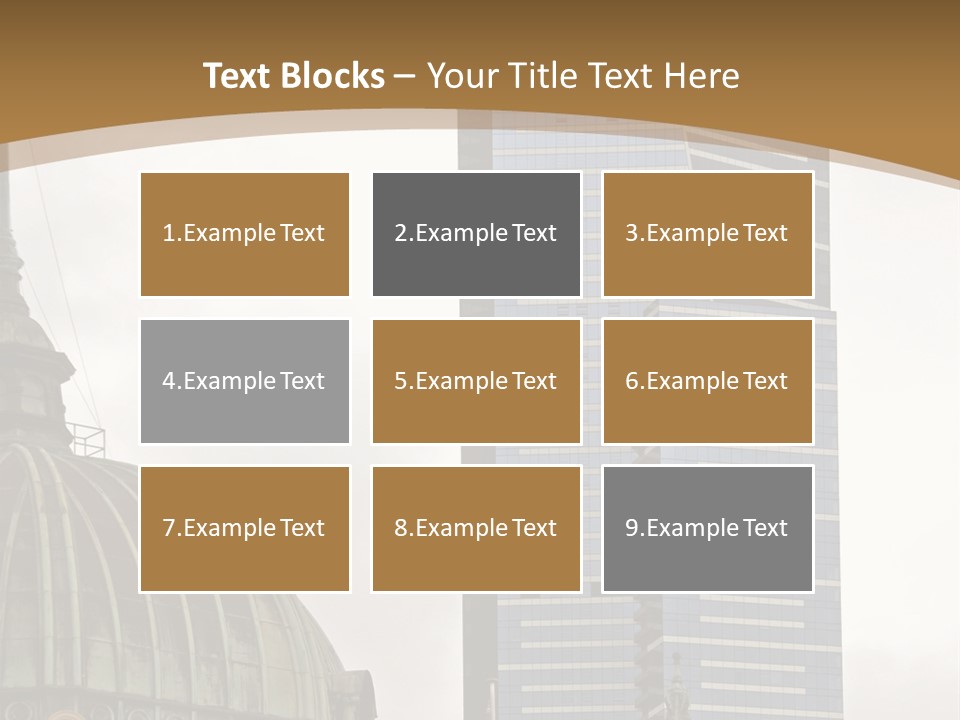 The Dome Of Flinders Street Railway Station, With The Mighty Eureka Tower In The Background. PowerPoint Template