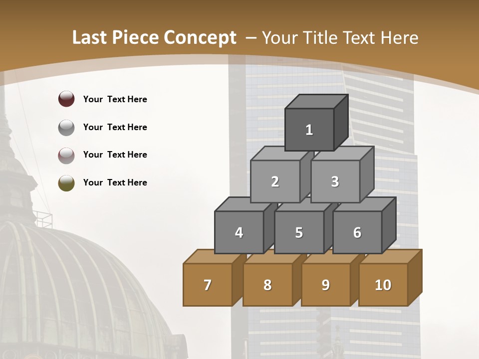 The Dome Of Flinders Street Railway Station, With The Mighty Eureka Tower In The Background. PowerPoint Template